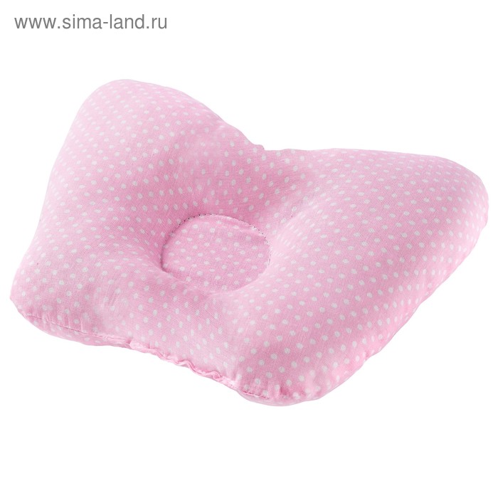 Подушка анатомическая Rosa, размер 60х40 см, розовый - Фото 1