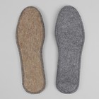 Стельки для обуви, двухслойные, тонкие, 42 р-р, пара, цвет серый - Фото 3