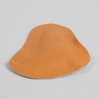 Супинатор для обуви, Т-образный для переднего отдела стопы, на клеевой основе, натуральная кожа, латекс, 10 × 7,5 см, пара, цвет бежевый - Фото 3