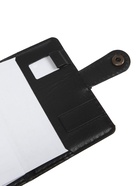 Записная книжка А7, 65 листов, с ручкой, обложка ПВХ, на кнопке, чёрная - Фото 10