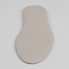 Стельки для обуви, с подпятником, прошитые, дышащие, 35-36 р-р, пара, цвет серый - Фото 2