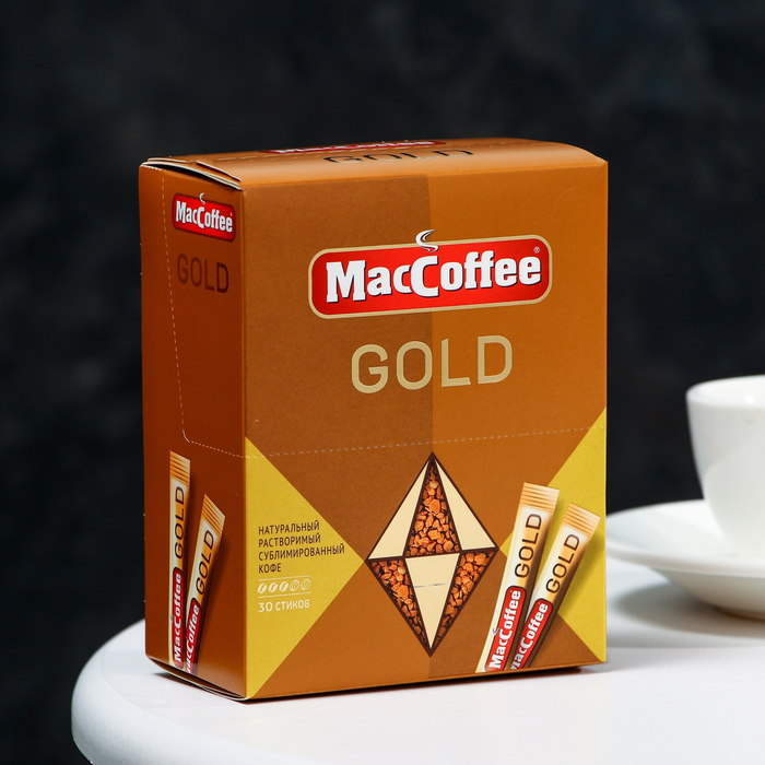 Кофе натуральный растворимый сублимированный MacCoffee GOLD, 2г