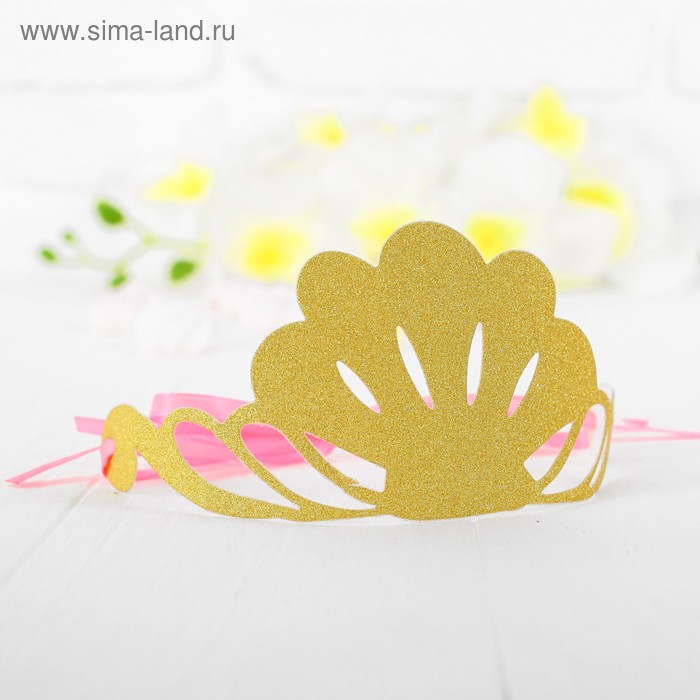 Корона «Великолепие», цвет золотой - Фото 1