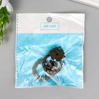 Ручка для шкатулки металл "Молоточек косичка" бронза набор 2 шт 841 4х3 см - фото 26187602