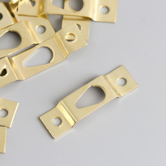 Подвес для фоторамок, картин, металл под золото, 3.9×1.1 см - Фото 1