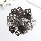 Подвес забивной для фоторамок металл чёрный 2,1х1,9 см (комплект 50 шт) - фото 24366881