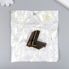 Уголок (накладка) для шкатулок, металл, 3?3?3 см (комплект 10 шт) - фото 25462129