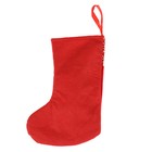 Носок для подарков "Подарочек" Снеговик, 18,5х26 см, красный - фото 8414381