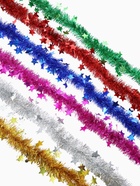 Мишура новогодняя «Зимнее волшебство. Марс», звёзды d=6 см, 200 см, МИКС 3555317