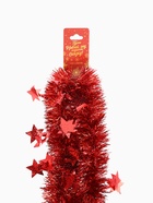 Мишура новогодняя «Зимнее волшебство. Марс», звёзды d=6 см, 200 см, МИКС 3555317