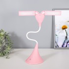 Настольная лампа "Хамелеон розовая" 28LED USB 5.6вт 11х18х49 RISALUX - Фото 7
