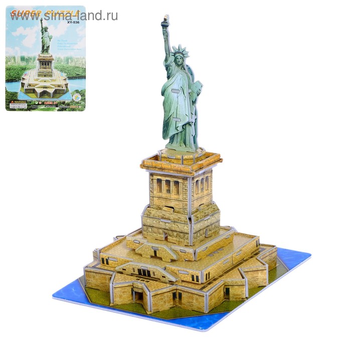 Конструктор 3D «Статуя свободы» - Фото 1