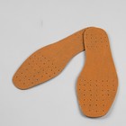 Стельки для обуви, дышащие, 45р-р, пара, цвет коричневый - Фото 1