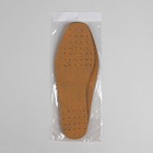 Стельки для обуви, дышащие, 45р-р, пара, цвет коричневый - Фото 4