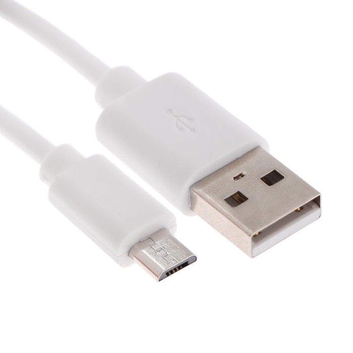 Кабель Belsis, microUSB - USB, 1.8 А, 1.2 м, белый - фото 1905500479
