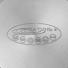 Кастрюля Катунь «Гретта», 1.8 л, d=16 см, капсульное дно, индукция, нержавеющая сталь, AISI - 201 - Фото 5