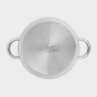 Кастрюля Катунь «Гретта», 3.4 л, d=20 см, капсульное дно, индукция, нержавеющая сталь, AISI - 201 - Фото 4