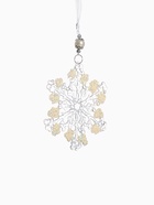 Ёлочная игрушка «Зимнее волшебство. Снежинка ажурная», d=12 см, прозрачный, МИКС - Фото 7