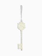 Ёлочная игрушка «Зимнее волшебство. Белый ключик» пластик, 15×4.5 см, белый, МИКС - фото 118556710