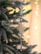 Ёлочная игрушка «Зимнее волшебство. Ключик с блеском», 5×15 см, прозрачный, МИКС - Фото 2