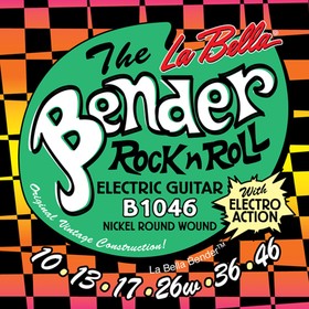 

Струны для электрогитары La Bella B1046 The Bender Regular никелированные, 10-46