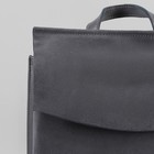 Рюкзак молодёжный, отдел на молнии, с расширением, наружный карман, цвет серый - Фото 4