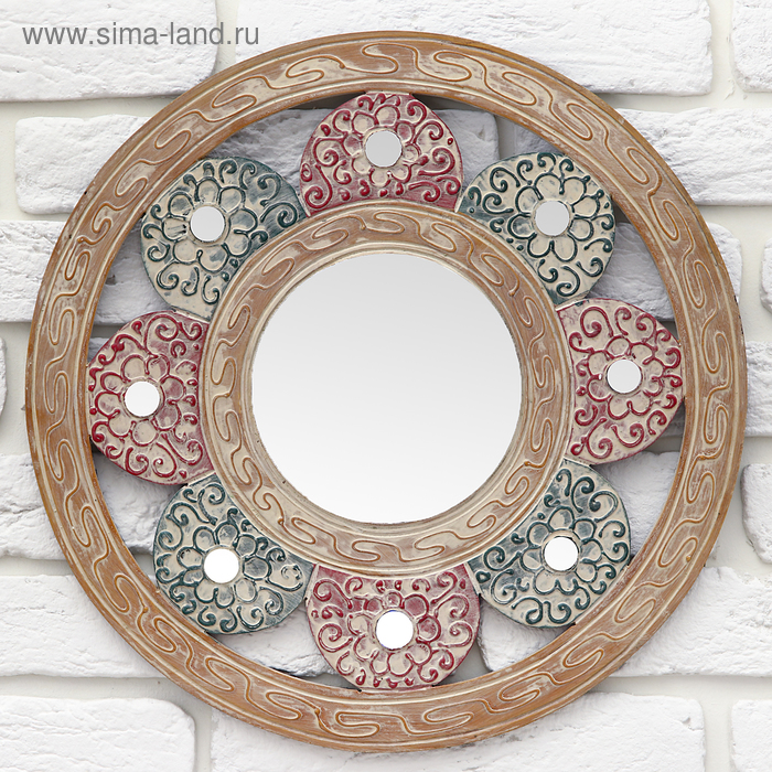 Панно зеркальное «Королевство», 40×1×40 см - Фото 1