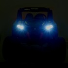 Электромобиль «БАГГИ», полный привод 4WD, кожаное сиденье, цвет синий - Фото 11