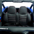 Электромобиль «БАГГИ», полный привод 4WD, кожаное сиденье, цвет синий - Фото 7