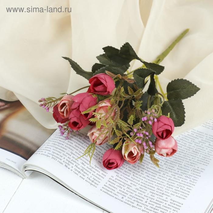 Букет искусственный «Ранункулюс с шариками», 2×24 см, МИКС - Фото 1