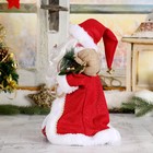 Дед Мороз "В красной шубке" двигается, 29 см, с подарками - Фото 2