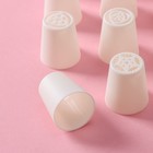 Набор насадок кондитерских, d=3.5 см, 16 шт., 2 адаптера, цвет МИКС - Фото 3