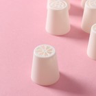 Набор насадок кондитерских, d=3.5 см, 16 шт., 2 адаптера, цвет МИКС - Фото 4