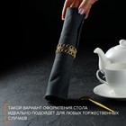 Кольцо для салфеток «Венок», 4.5×2 см, железо, золотистое - Фото 4