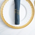 Кольцо для салфеток «Спираль», 4,5×4 см, цвет золотой - фото 8414600