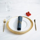 Кольцо для салфеток «Спираль», 4.5×4 см, железо, золотистое - Фото 9