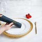 Кольцо для салфеток «Спираль», 4.5×4 см, железо, золотистое - Фото 10