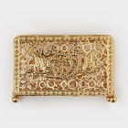 Салфетница «Сердца», декоративная, 14×9.5×4 см, золотистая - Фото 4