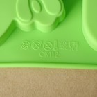 Форма для выпечки Доляна «Новый год. Колокольчики и сапожок», силикон, 25,5×17 см, 6 ячеек, цвет зелёный - Фото 6