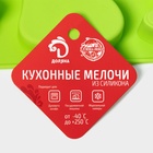 Форма для выпечки Доляна «Новый год. Колокольчики и сапожок», силикон, 25,5×17 см, 6 ячеек, зелёная - Фото 7