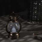 Светодиодная фигура «Медный фонарь» 8 × 12 × 6 см, пластик, батарейки AG13х3, свечение тёплое белое - Фото 2