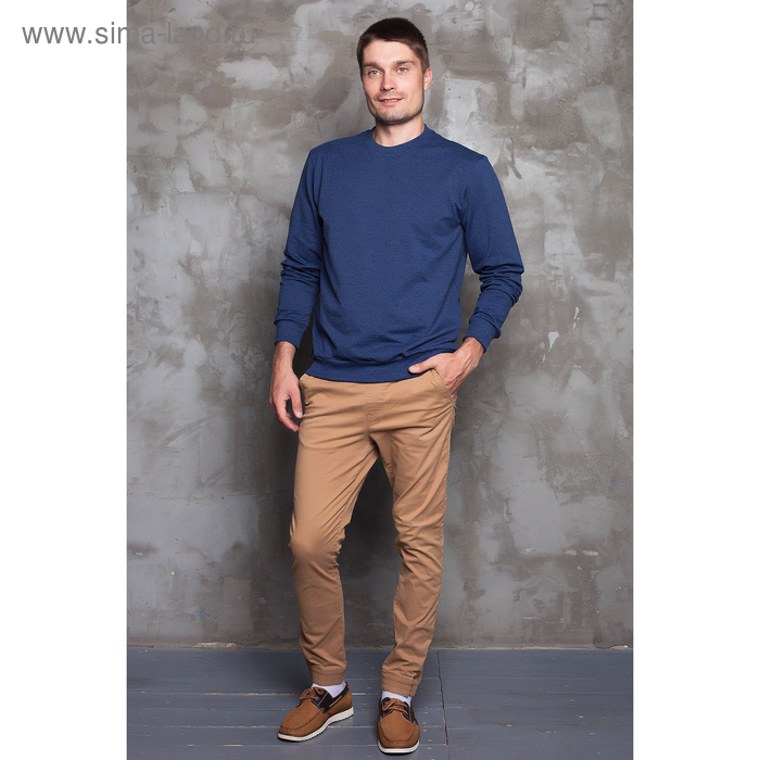 Свитшот мужской цвет индиго, размер 44-46, рост 176-182 см - Фото 1