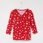 Лонгслив женский KAFTAN "Christmas" красный, размер 40-42, 100% хлопок - Фото 6