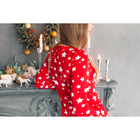Лонгслив женский KAFTAN "Christmas" красный, размер 40-42, 100% хлопок - Фото 4