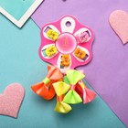 Набор для волос "Цветик" (5 крабов, 4 резинки) бантик яркость - Фото 1