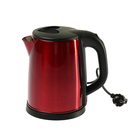 Чайник электрический GELBERK GL-321, металл, 2 л, 1500 Вт, красный - Фото 1