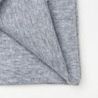 Шапка со звездой из пайеток, серый меланж, размер 46/50 см - Фото 4