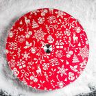 Подставка стеклянная для торта вращающаяся Доляна «Новый год», d=32 см - Фото 2