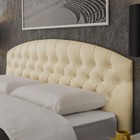 Кровать «Пальмира» без ПМ, 1400×2000 мм, встроенное основание, экокожа, цвет nice beige - Фото 3