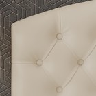 Кровать «Пальмира» без ПМ, 140×200 см, экокожа, цвет ванильное суфле - Фото 6